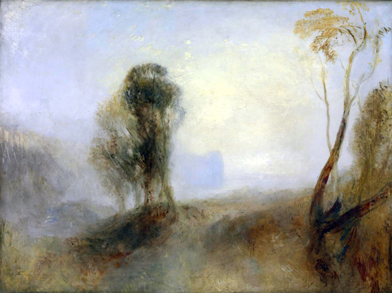 Sunrise, a Castle on a Bay- ‘Solitude’ by J.M.W. Turner, oil painting reproduction on canvas Sunrise, a Castle on a Bay- ‘Solitude’