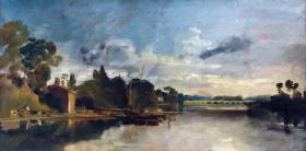 The Thames near Walton Bridges 1805