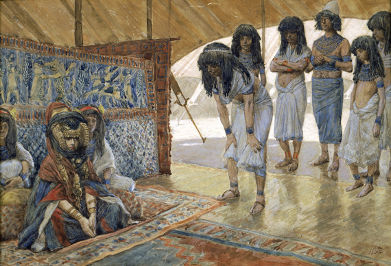 Sarai Is Taken to Pharaoh’s Palace by James Tissot, oil painting reproduction on canvas Sarai Is Taken to Pharaoh's Palace