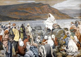 Jesus Teaches the People by the Sea