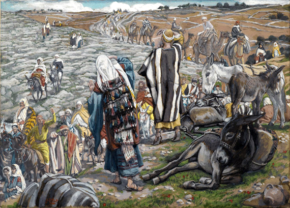 On Return From Jerusalem, It Is Noticed that Jesus Is Lost by James Tissot, oil painting reproduction on canvas On Return From Jerusalem, It Is Noticed that Jesus Is Lost