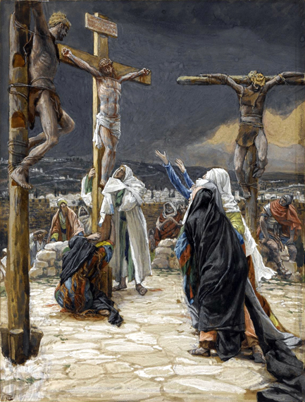 The Death of Jesus by James Tissot, oil painting reproduction on canvas The Death of Jesus