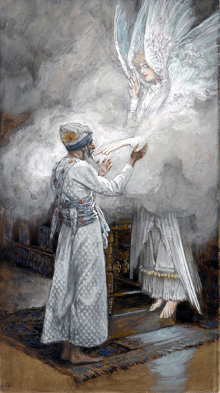 The Vision of Zacharias by James Tissot, oil painting reproduction on canvas The Vision of Zacharias