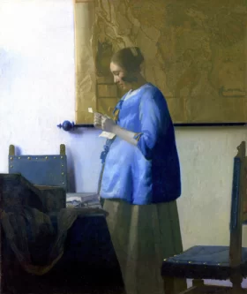 Woman Reading a Letter 1663