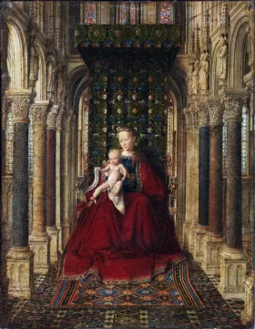 Virgin and Child - Triptych - Center Panel