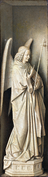 Virgin and Child Closed - Triptych - Left Panel