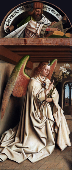 13. The Ghent Altarpiece closed Arcangel Annunciate