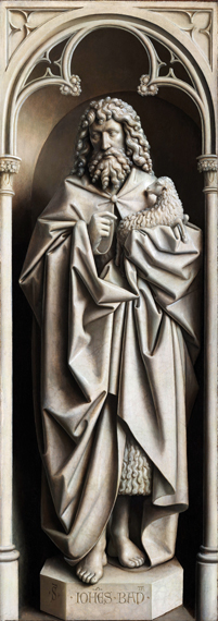18. The Ghent Altarpiece closed John the Baptist