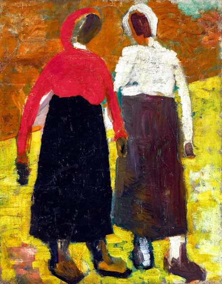 Two Peasant Figures