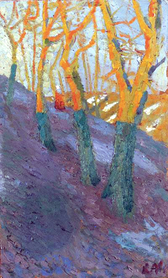 Spring Landscape by Kazimir Malevich, oil painting reproduction on canvas Spring Landscape
