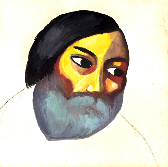 Head of a Peasant 1911 by Kazimir Malevich, oil painting reproduction on canvas Head of a Peasant 1911