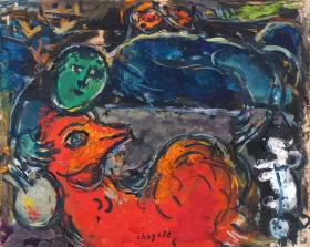 Autour Du "Peintre à la Palette et au Coq