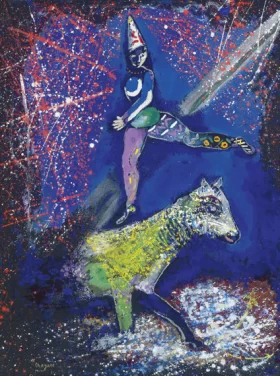 L'acrobate à cheval