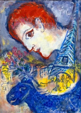 Le peintre à la Tour Eiffel