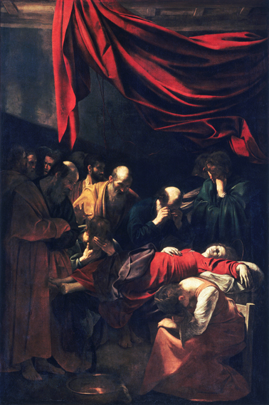 The Death of the Virgin by Caravaggio, oil painting reproduction on canvas The Death of the Virgin