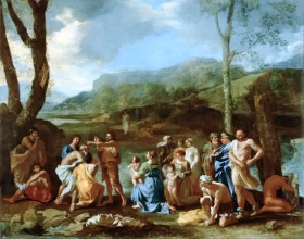 Saint John Baptizing in the River Jordan