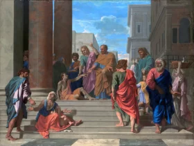 Saints Peter and John Healing the Lame Man 1655