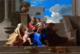 The Holy Family on the Steps 1648
