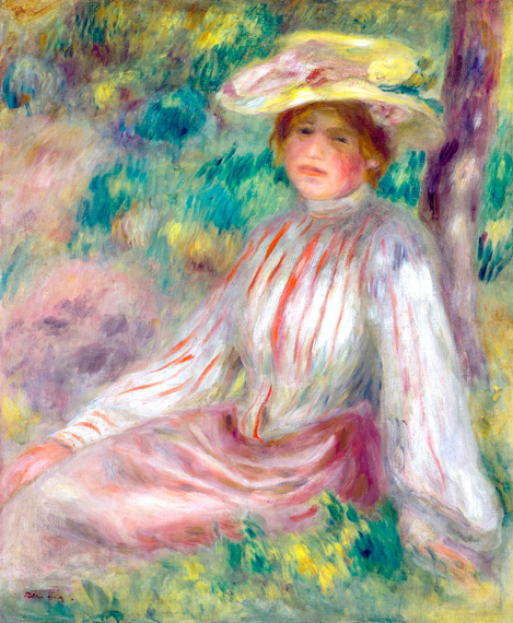 Woman in the Garden, Circa 1890