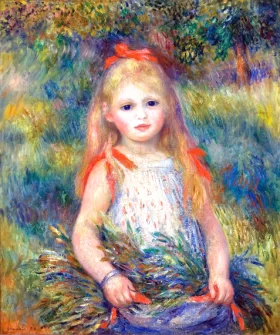 Girl with Flowers 1888