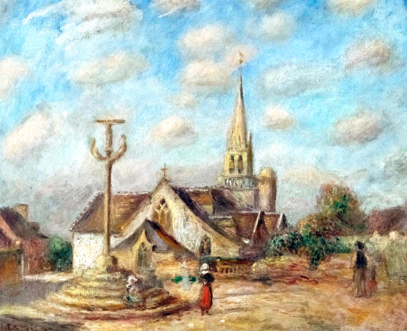 Calvary and Church of Nizon (Near Pont-Aven)