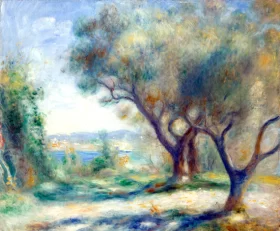 Paysage Et Rivière Vue De Mourillon