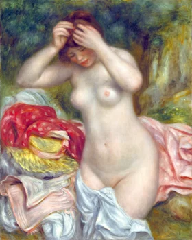 Bather Arranging Her Hair