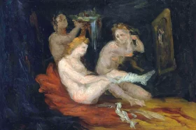 Femmes S'habillant 1867