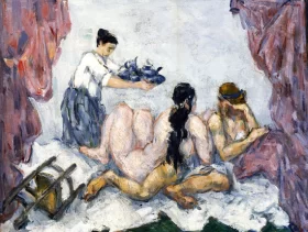 Afternoon in Naples (With White Maid)