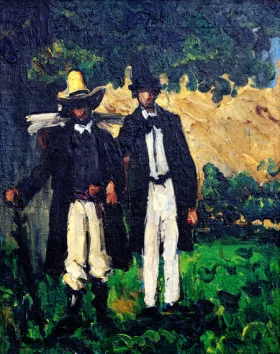 Marion and Valabrègue in search of a motif to paint