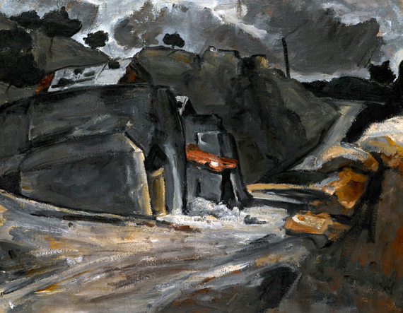 Paysage Provençal (Rochers à L’estaque) 1870 by Paul Cezanne, oil painting reproduction on canvas Paysage Provençal (Rochers à L'estaque) 1870