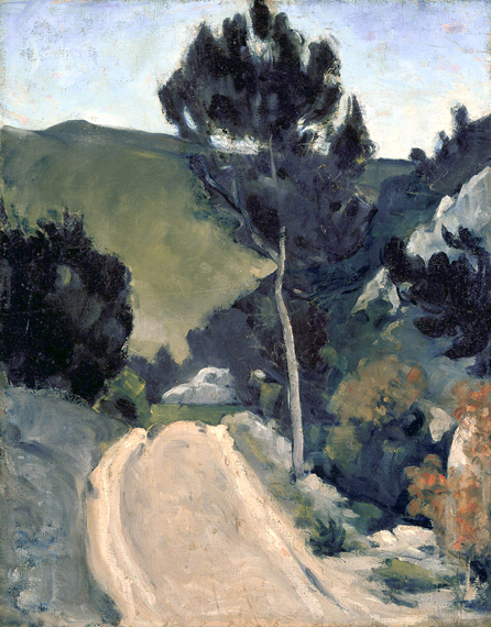 Bend in a road in Provence 1866