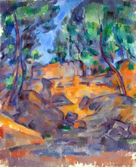 Trees and Rocks near the Château Noir