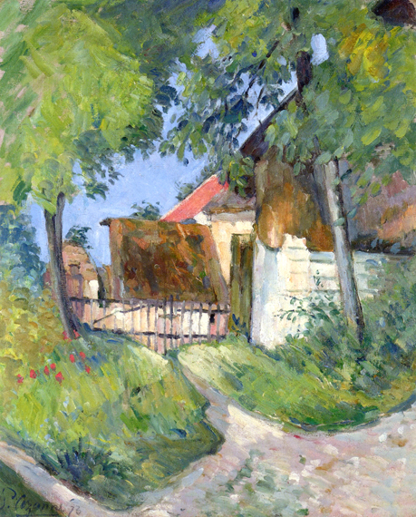 Thatched Cottage in the Trees, in Auvers 1873