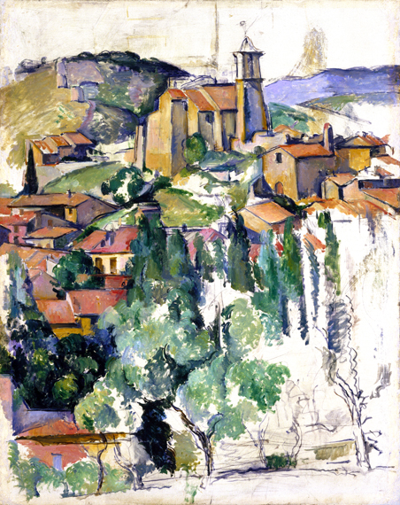 The Village of Gardanne by Paul Cezanne, oil painting reproduction on canvas The Village of Gardanne
