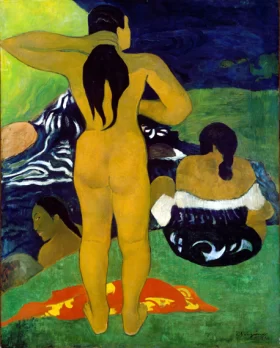 Tahitian Women Bathing