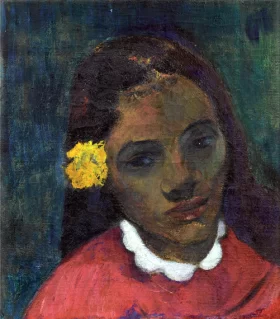 TêTe De Tahitienne, Ou La Fleur Qui ÉCoute