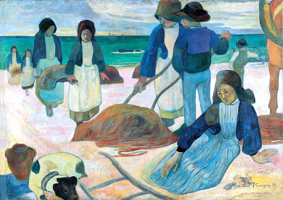 The Kelp Gatherers (Ii) by Paul Gauguin, oil painting reproduction on canvas The Kelp Gatherers (Ii)