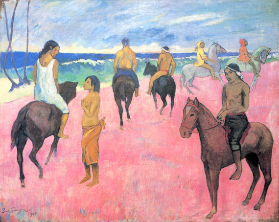 Riders on the Beach (Ii)