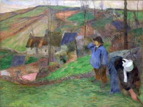 Garden At Arles 1888 Landscape of Brittany