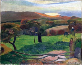 The Grove, 1890 Landscape From Bretagne