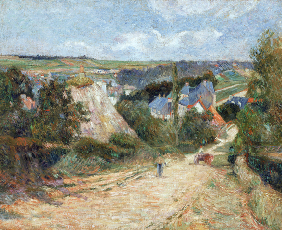 Entrance to the Village of Osny by Paul Gauguin, oil painting reproduction on canvas Entrance to the Village of Osny