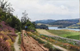 A trail in Virklund, Denmark 1923