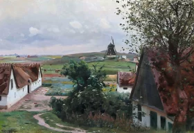 Summer day in Fløng, Denmark, 1923
