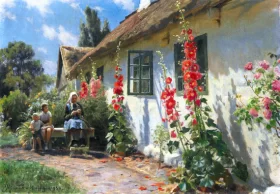 Sommertag in Herfølge, 1934