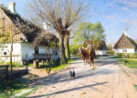 Spring day in Vallensbæk, 1922