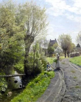 By the river, Brondbyvester, 1922