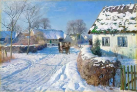 A village in the snow 1929