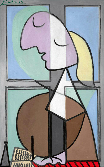 Buste De Femme De Profil (Marie-Therese) by Pablo Picasso (Inspired by), oil painting reproduction on canvas Buste De Femme De Profil (Marie-Therese)
