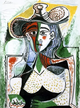 Woman with a Large Hat